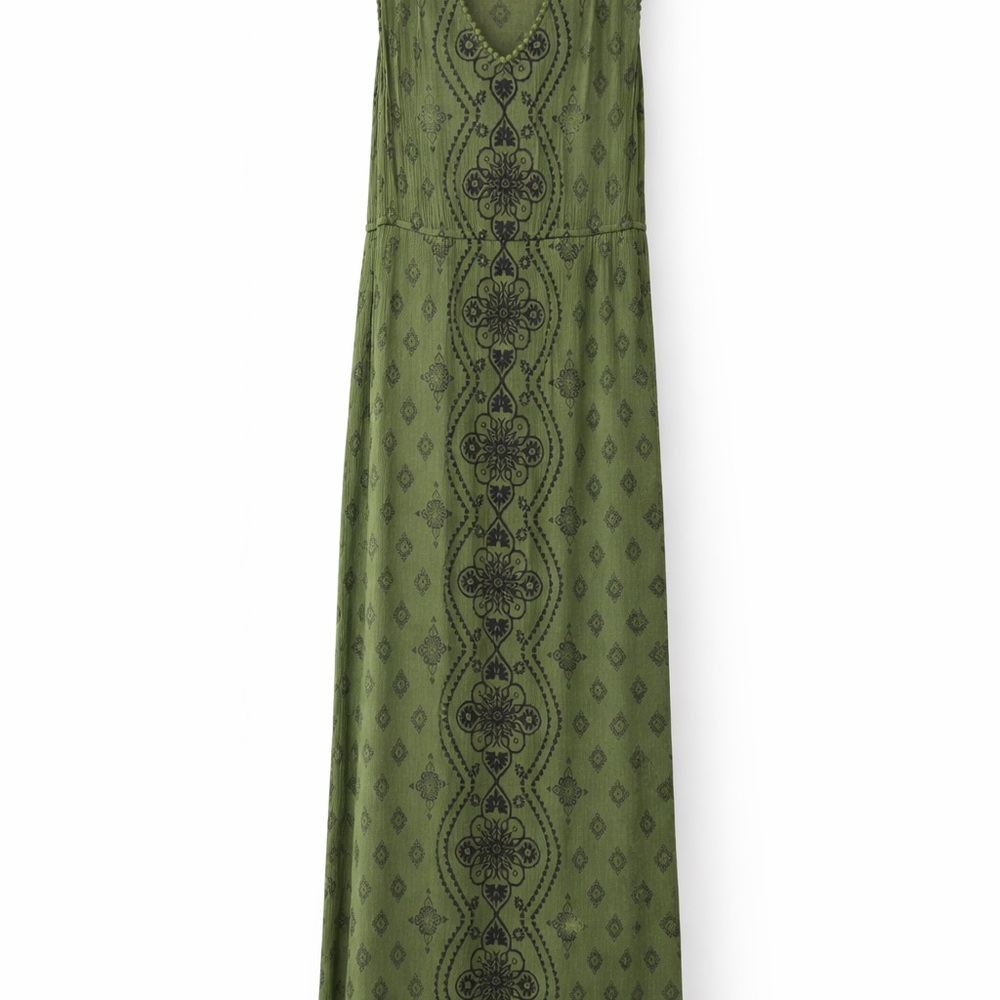 Xhilaration Olive Dress with Black Design